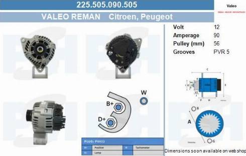 PSH 225.505.090.505 - Генератор vvparts.bg