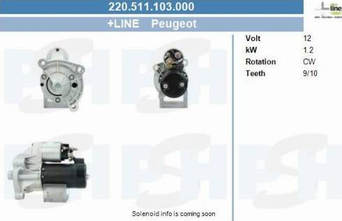 PSH 220.511.103.000 - Стартер vvparts.bg