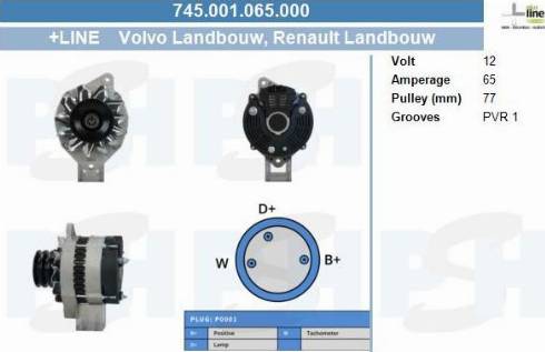 PSH 745.001.065.000 - Генератор vvparts.bg