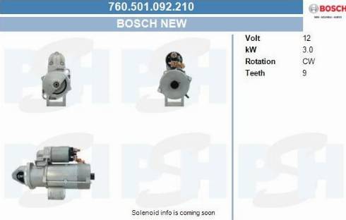 PSH 760.501.092.210 - Стартер vvparts.bg