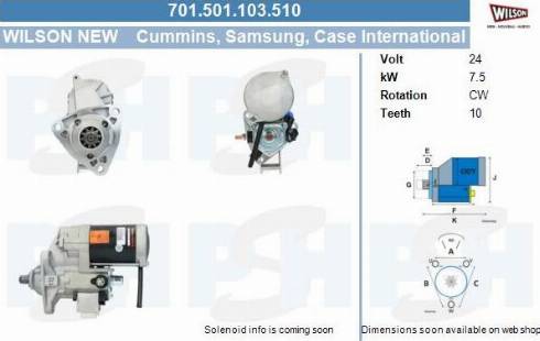 PSH 701.501.103.510 - Стартер vvparts.bg