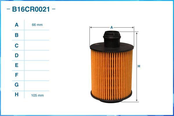 Cworks B16CR0021 - Маслен филтър vvparts.bg