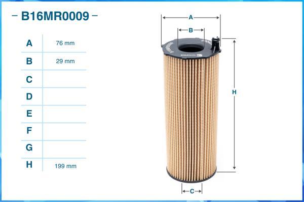 Cworks B16MR0009 - Маслен филтър vvparts.bg