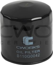 Cworks B110G0042 - Маслен филтър vvparts.bg