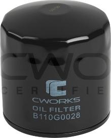 Cworks B110G0028 - Маслен филтър vvparts.bg