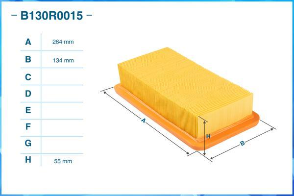 Cworks B130R0015 - Въздушен филтър vvparts.bg