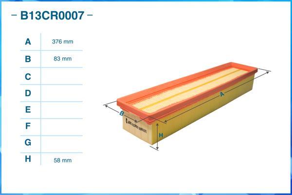 Cworks B13CR0007 - Въздушен филтър vvparts.bg