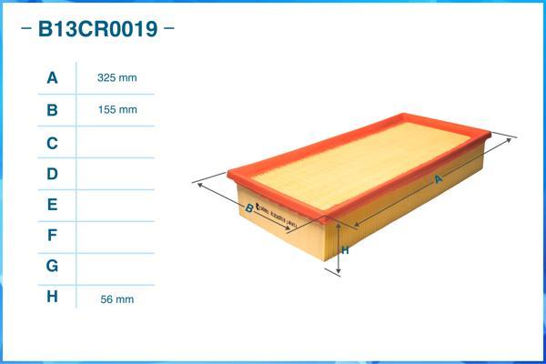 Cworks B13CR0019 - Въздушен филтър vvparts.bg