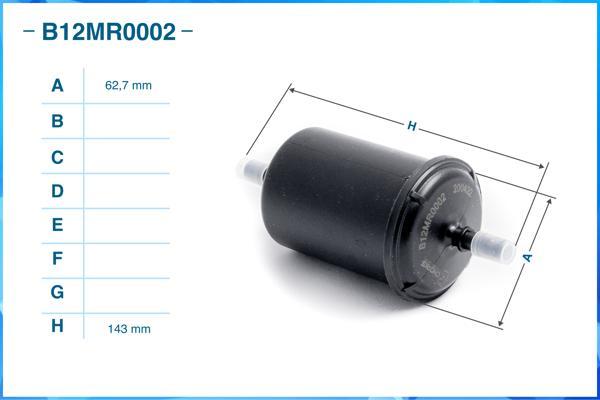 Cworks B12MR0002 - Горивен филтър vvparts.bg