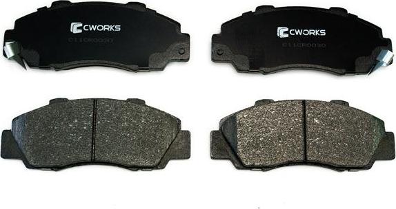 Cworks C11CR0030 - Комплект спирачно феродо, дискови спирачки vvparts.bg