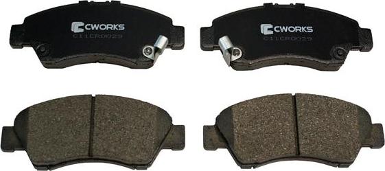 Cworks C11CR0029 - Комплект спирачно феродо, дискови спирачки vvparts.bg