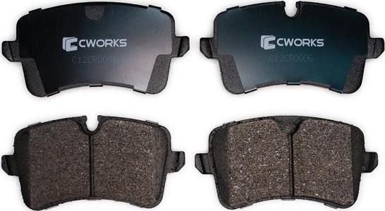 Cworks C12CR0006 - Комплект спирачно феродо, дискови спирачки vvparts.bg