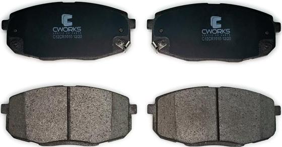 Cworks C12CR1010 - Комплект спирачно феродо, дискови спирачки vvparts.bg