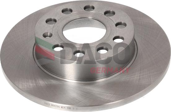 DACO Germany 604794 - Спирачен диск vvparts.bg