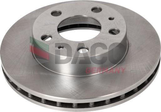 DACO Germany 600605 - Спирачен диск vvparts.bg