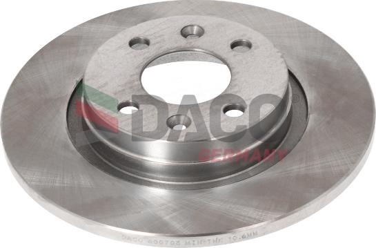 DACO Germany 600703 - Спирачен диск vvparts.bg