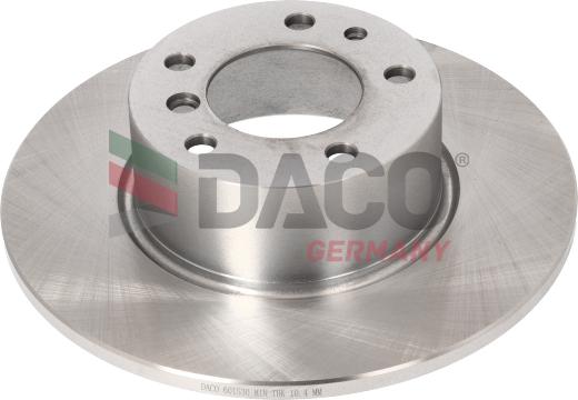 DACO Germany 601530 - Спирачен диск vvparts.bg