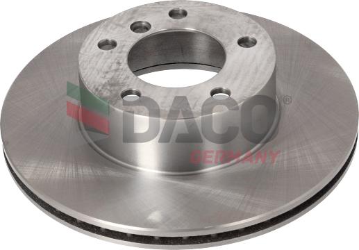 DACO Germany 601525 - Спирачен диск vvparts.bg