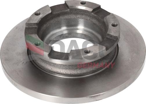 DACO Germany 601012 - Спирачен диск vvparts.bg