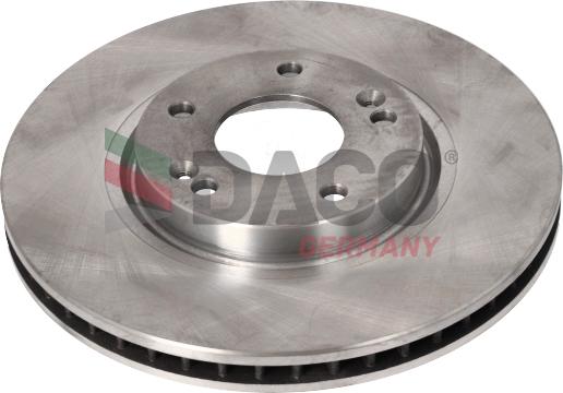 DACO Germany 601302 - Спирачен диск vvparts.bg