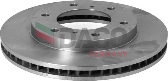DACO Germany 602524 - Спирачен диск vvparts.bg