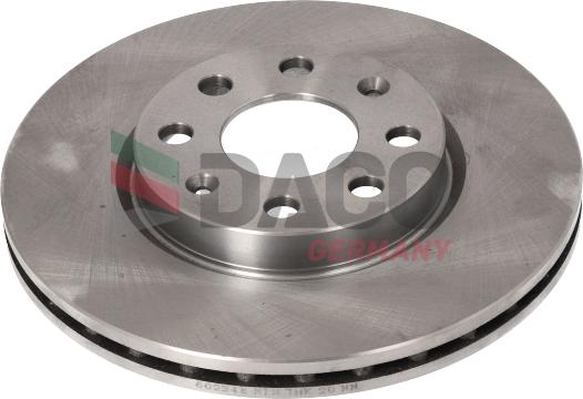 DACO Germany 602348 - Спирачен диск vvparts.bg