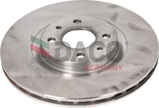 DACO Germany 602327 - Спирачен диск vvparts.bg