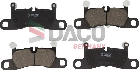 DACO Germany 324207 - Комплект спирачно феродо, дискови спирачки vvparts.bg