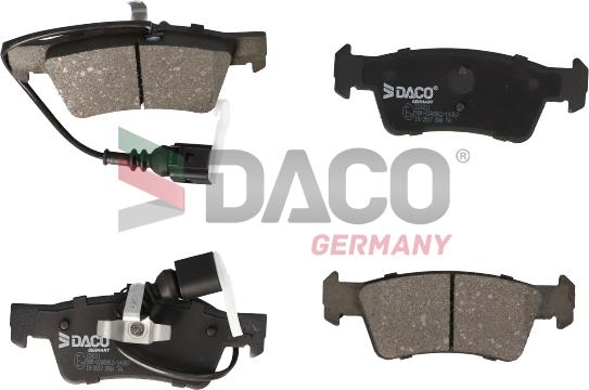 DACO Germany 324211 - Комплект спирачно феродо, дискови спирачки vvparts.bg