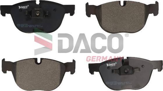 DACO Germany 320326 - Комплект спирачно феродо, дискови спирачки vvparts.bg