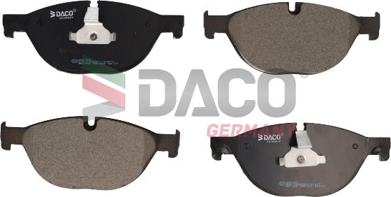 DACO Germany 320323 - Комплект спирачно феродо, дискови спирачки vvparts.bg