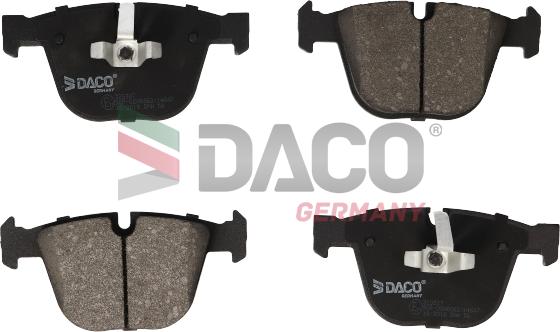 DACO Germany 320327 - Комплект спирачно феродо, дискови спирачки vvparts.bg