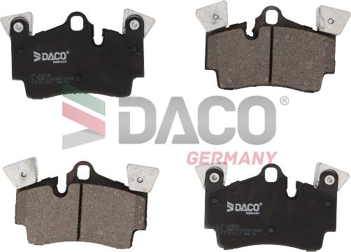 DACO Germany 320230 - Комплект спирачно феродо, дискови спирачки vvparts.bg