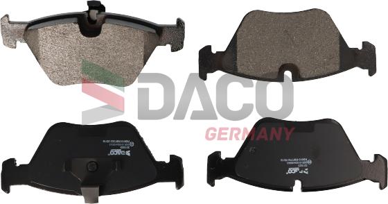 DACO Germany 321523 - Комплект спирачно феродо, дискови спирачки vvparts.bg