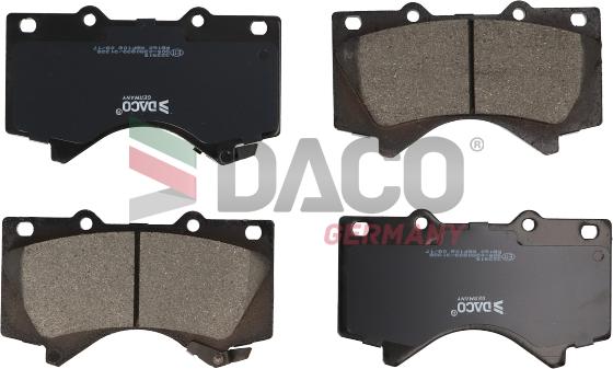 DACO Germany 323915 - Комплект спирачно феродо, дискови спирачки vvparts.bg