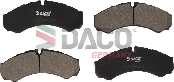 DACO Germany 323031 - Комплект спирачно феродо, дискови спирачки vvparts.bg