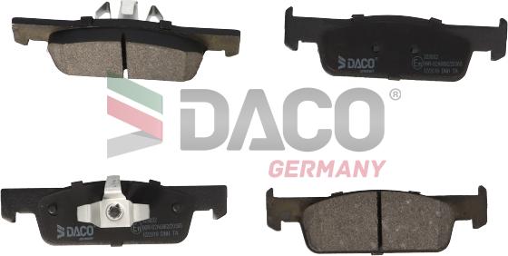 DACO Germany 323032 - Комплект спирачно феродо, дискови спирачки vvparts.bg