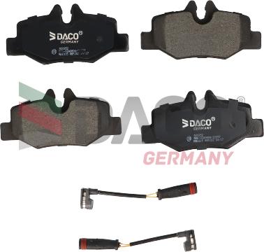 DACO Germany 323352 - Комплект спирачно феродо, дискови спирачки vvparts.bg