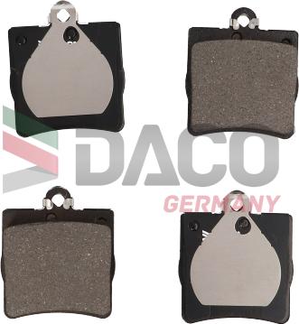 DACO Germany 323335 - Комплект спирачно феродо, дискови спирачки vvparts.bg