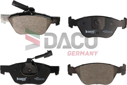 DACO Germany 322340 - Комплект спирачно феродо, дискови спирачки vvparts.bg