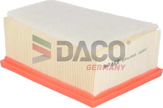 DACO Germany DFA3000 - Въздушен филтър vvparts.bg