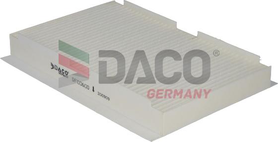 DACO Germany DFC0600 - Филтър купе (поленов филтър) vvparts.bg