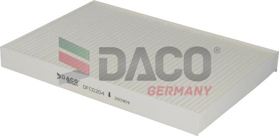 DACO Germany DFC0204 - Филтър купе (поленов филтър) vvparts.bg