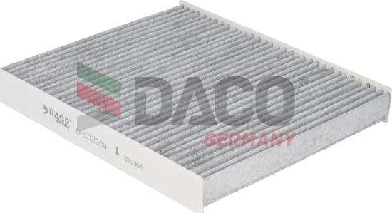 DACO Germany DFC0200W - Филтър купе (поленов филтър) vvparts.bg