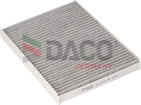 DACO Germany DFC0201W - Филтър купе (поленов филтър) vvparts.bg