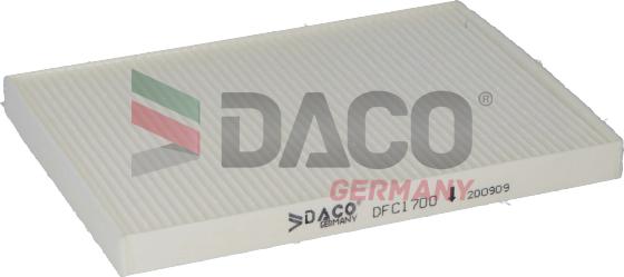 DACO Germany DFC1700 - Филтър купе (поленов филтър) vvparts.bg