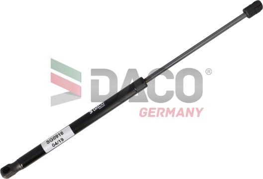 DACO Germany SG0916 - Газов амортисьор, багажно / товарно пространство vvparts.bg