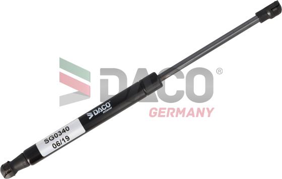 DACO Germany SG0340 - Газов амортисьор, капак на двигателя vvparts.bg