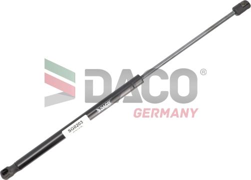 DACO Germany SG0203 - Газов амортисьор, багажно / товарно пространство vvparts.bg