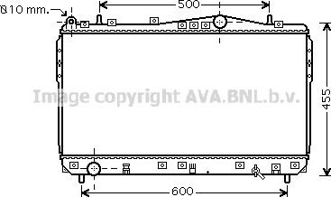 DAEWOO 96433350 - Радиатор, охлаждане на двигателя vvparts.bg